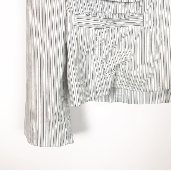 CAbi Striped Blazer with Floral Cuff Lining - Picture 4 of 7